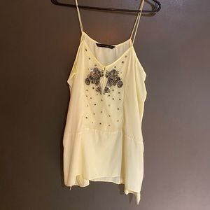 Zara embellished tank.